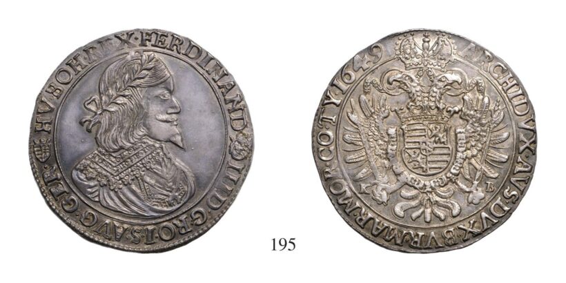 III. Ferdinánd (1637-1657), Tallér, Ag, 1649, Körmöcbánya