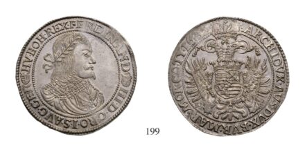 III. Ferdinánd (1637-1657), Tallér, Ag, 1652, Körmöcbánya