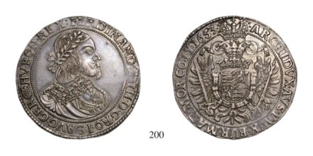 III. Ferdinánd (1637-1657), Tallér, Ag, 1653, Körmöcbánya