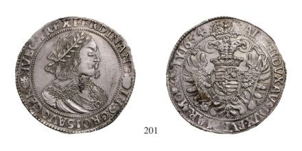 III. Ferdinánd (1637-1657), Tallér, Ag, 1654, Körmöcbánya