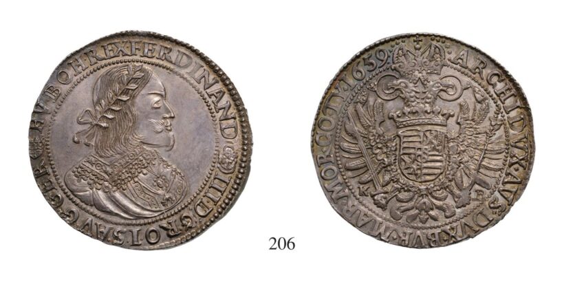 III. Ferdinánd (1637-1657), Tallér, Ag, 1659, Körmöcbánya