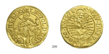 Lipót (1657-1705), Dukát, Au, 1678, Körmöcbánya