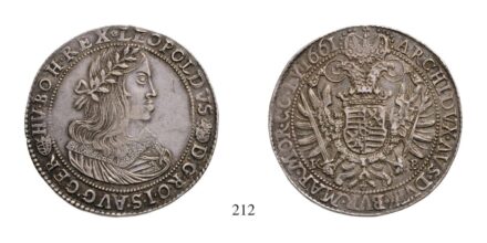 Lipót (1657-1705), Tallér, Ag, 1661, Körmöcbánya