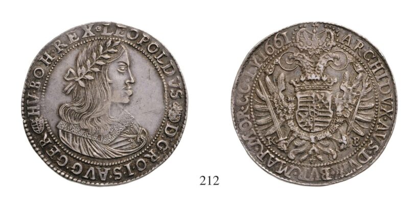 Lipót (1657-1705), Tallér, Ag, 1661, Körmöcbánya