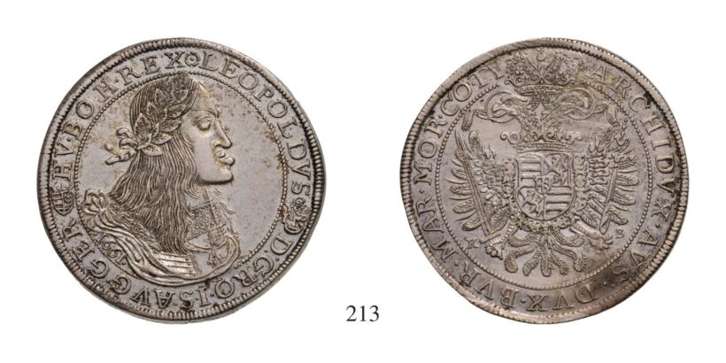 Lipót (1657-1705), Tallér, Ag, 1661, Körmöcbánya