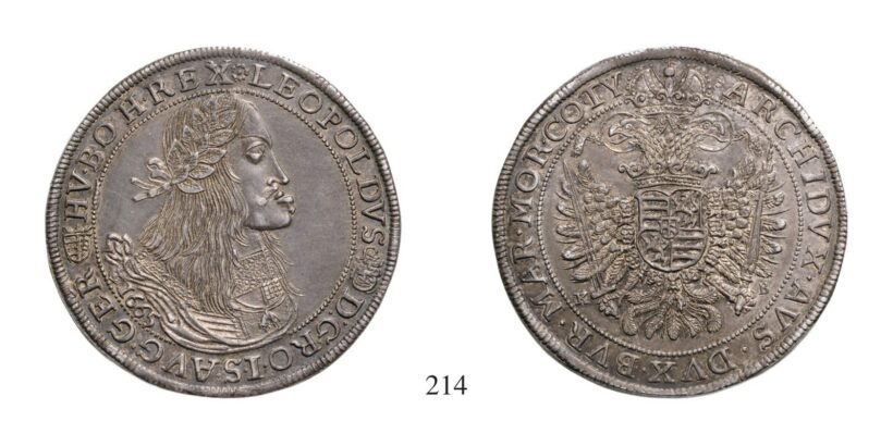 Lipót (1657-1705), Tallér, Ag, 1665, Körmöcbánya