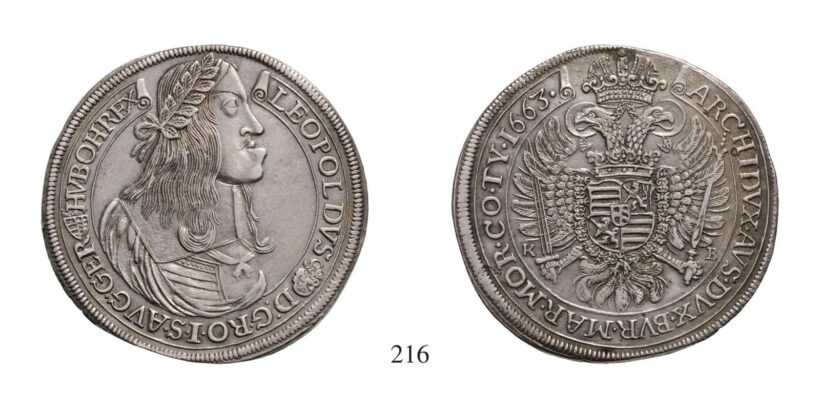 Lipót (1657-1705), Tallér, Ag, 1663, Körmöcbánya