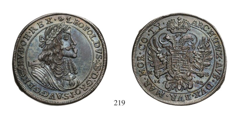Lipót (1657-1705), Tallér, Ag, 1682, Körmöcbánya