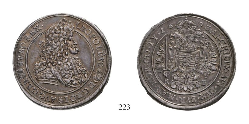 Lipót (1657-1705), Tallér, Ag, 1693, Körmöcbánya