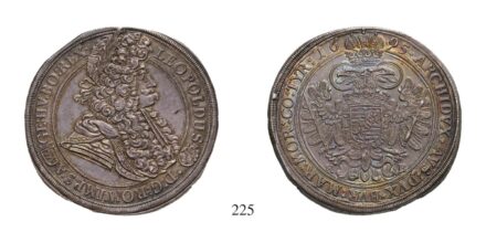 Lipót (1657-1705), Tallér, Ag, 1695, Körmöcbánya