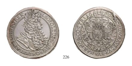 Lipót (1657-1705), Tallér, Ag, 1696, Körmöcbánya