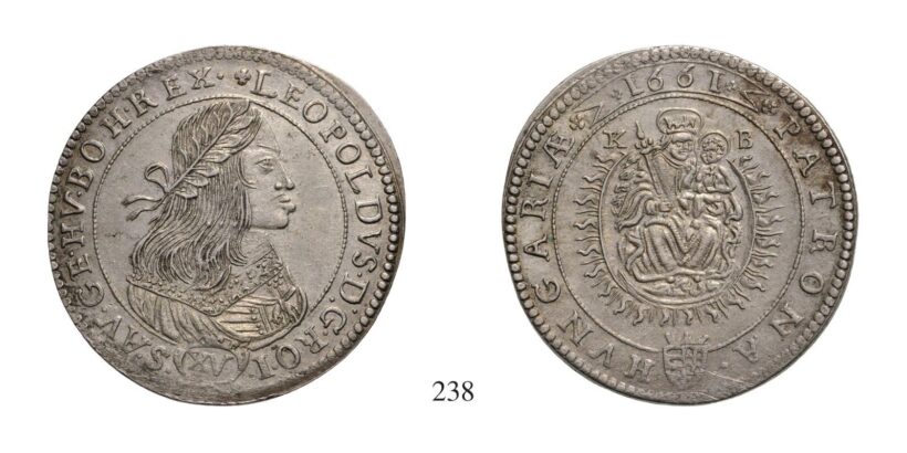 Lipót (1657-1705), XV Krajcár, Ag, 1661, Körmöcbánya