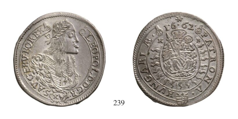 Lipót (1657-1705), XV Krajcár, Ag, 1662, Körmöcbánya