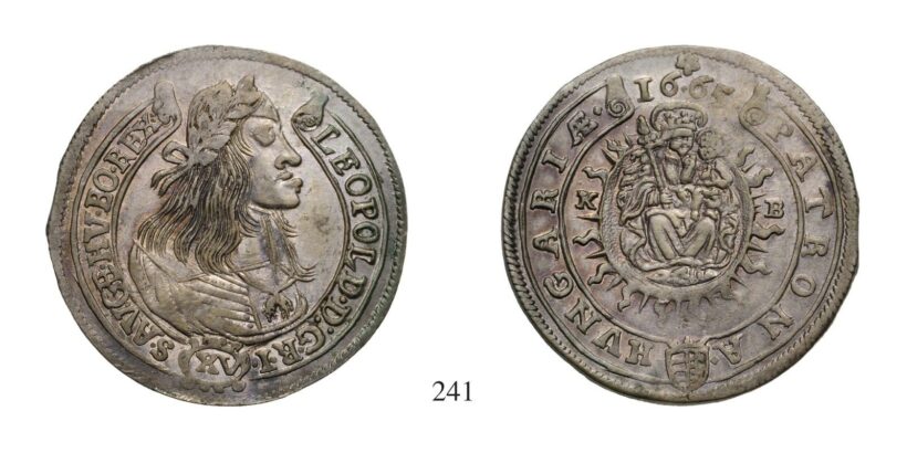 Lipót (1657-1705), XV Krajcár, Ag, 1665, Körmöcbánya