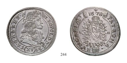 Lipót (1657-1705), XV Krajcár, Ag, 1678, Körmöcbánya
