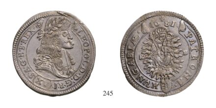 Lipót (1657-1705), XV Krajcár, Ag, 1681, Körmöcbánya