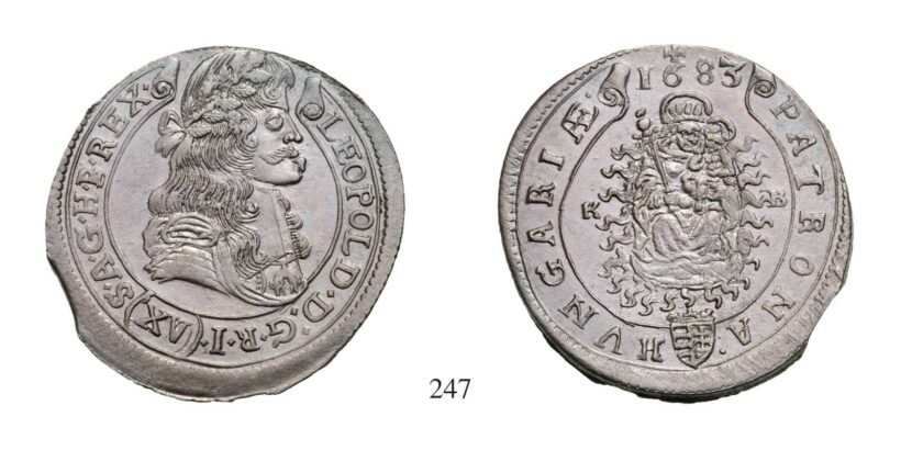 Lipót (1657-1705), XV Krajcár, Ag, 1683, Körmöcbánya