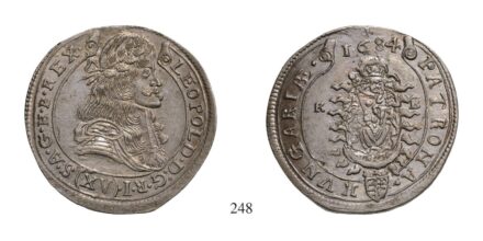 Lipót (1657-1705), XV Krajcár, Ag, 1684, Körmöcbánya