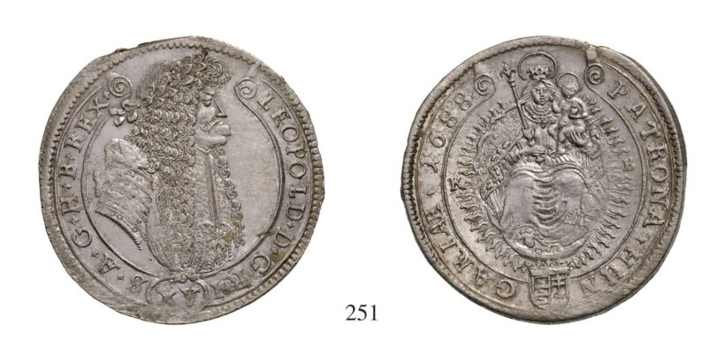 Lipót (1657-1705), XV Krajcár, Ag, 1688, Körmöcbánya