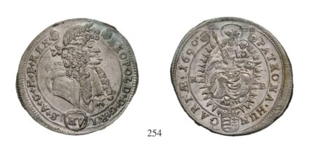 Lipót (1657-1705), XV Krajcár, Ag, 1690, Körmöcbánya