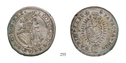 Lipót (1657-1705), XV Krajcár, Ag, 1690, Körmöcbánya