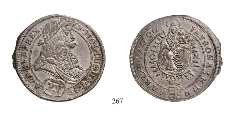 Lipót (1657-1705), XV Krajcár, Ag, 1696, Kassa