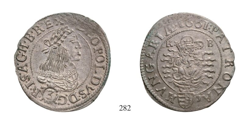 Lipót (1657-1705), 3 Krajcár, Ag, 1661, Körmöcbánya