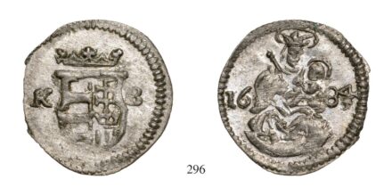 Lipót (1657-1705), Obulus, Ag, 1684, Körmöcbánya