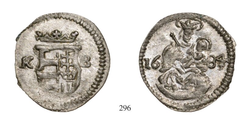 Lipót (1657-1705), Obulus, Ag, 1684, Körmöcbánya