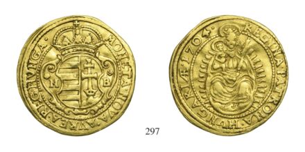 II. Rákóczi Ferenc (1703-1711), Aranyforint, Au, 1704, Nagybánya