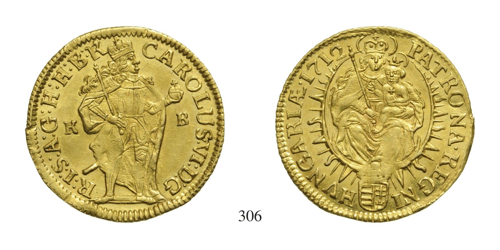 III. Károly (1711-1740), Dukát, Au, 1712, Körmöcbánya