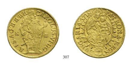 III. Károly (1711-1740), Dukát, Au, 1718, Körmöcbánya