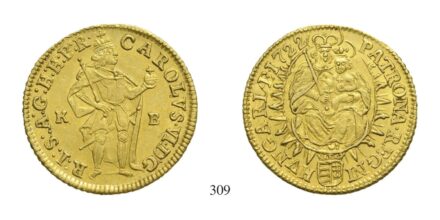 III. Károly (1711-1740), Dukát, Au, 1722, Körmöcbánya
