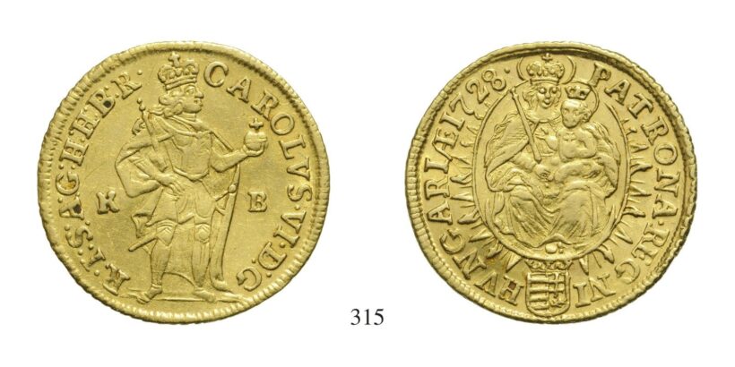 III. Károly (1711-1740), Dukát, Au, 1728, Körmöcbánya