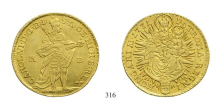 III. Károly (1711-1740), Dukát, Au, 1731, Körmöcbánya
