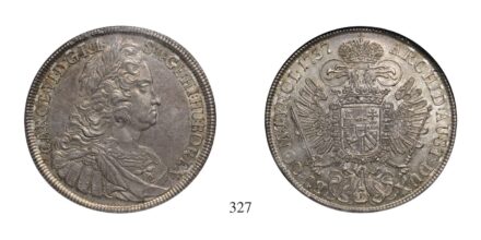 III. Károly (1711-1740), Tallér, Ag, 1737, Wien