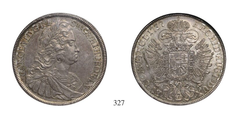 III. Károly (1711-1740), Tallér, Ag, 1737, Wien