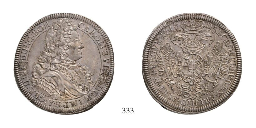 III. Károly (1711-1740), Tallér, Ag, 1717, Pozsony