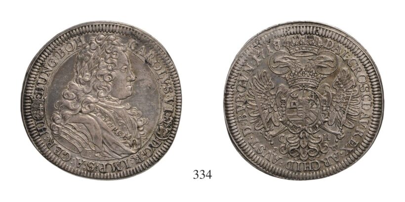III. Károly (1711-1740), Tallér, Ag, 1718, Pozsony