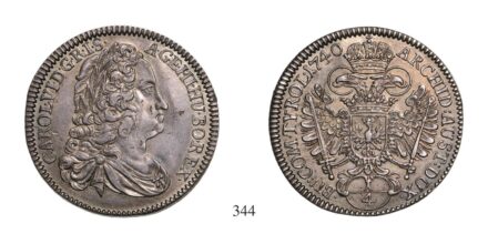 III. Károly (1711-1740), 1/4 tallér, Ag, 1740, Tirol