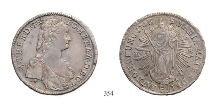 Mária Terézia (1740-1780), Tallér, Ag, 1746, Körmöcbánya