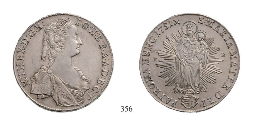 Mária Terézia (1740-1780), Tallér, Ag, 1751, Körmöcbánya