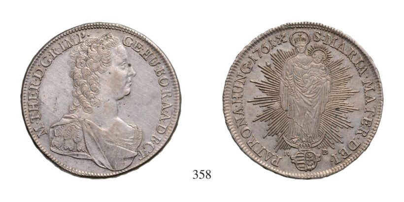 Mária Terézia (1740-1780), Tallér, Ag, 1761, Körmöcbánya