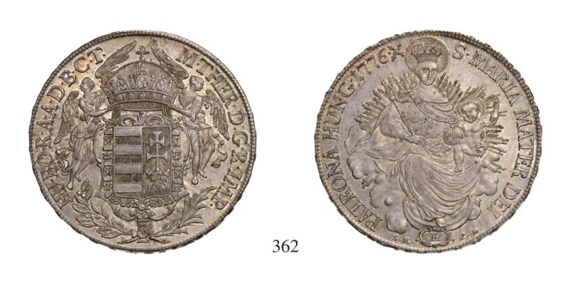 Mária Terézia (1740-1780), Tallér, Ag, 1776, Körmöcbánya