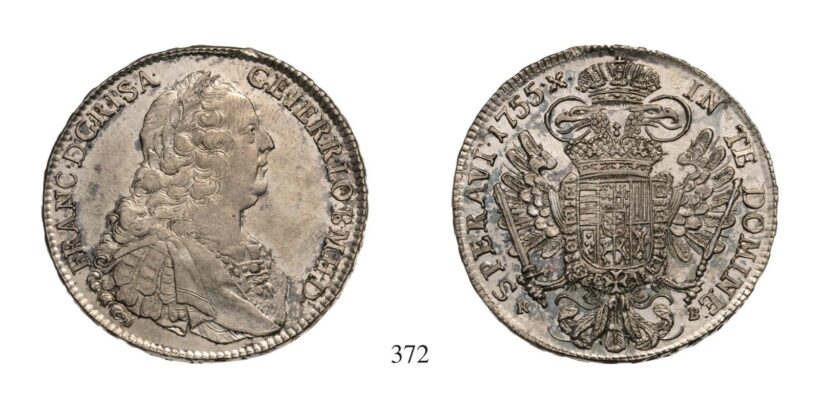 Lotharingiai Ferenc(1746-1765), Tallér, Ag, 1755, Körmöcbánya