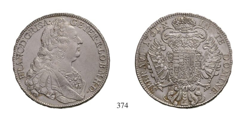 Lotharingiai Ferenc(1746-1765), Tallér, Ag, 1761, Körmöcbánya