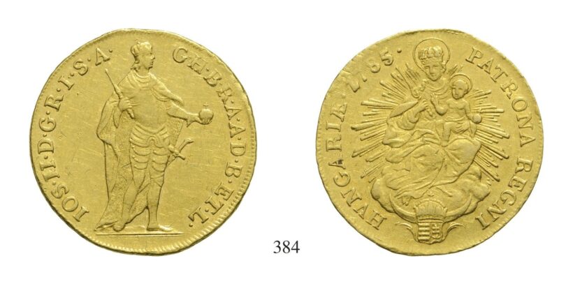 II. József (1780-1790), Dukát, Au, 1785, Körmöcbánya