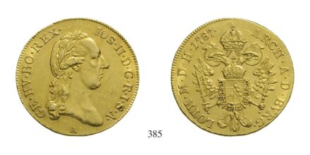 II. József (1780-1790), Dukát, Au, 1787, Wien