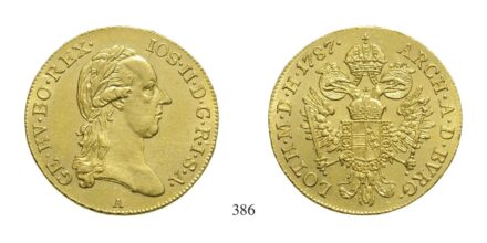 II. József (1780-1790), Dukát, Au, 1787, Wien