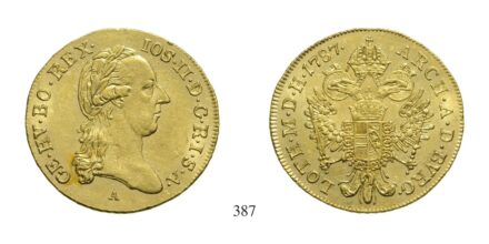 II. József (1780-1790), Dukát, Au, 1789, Wien